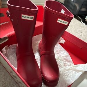 Hunter Original Deep Red Boots